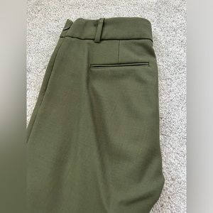 Jcrew Minnie Pant Olive Green Size 0